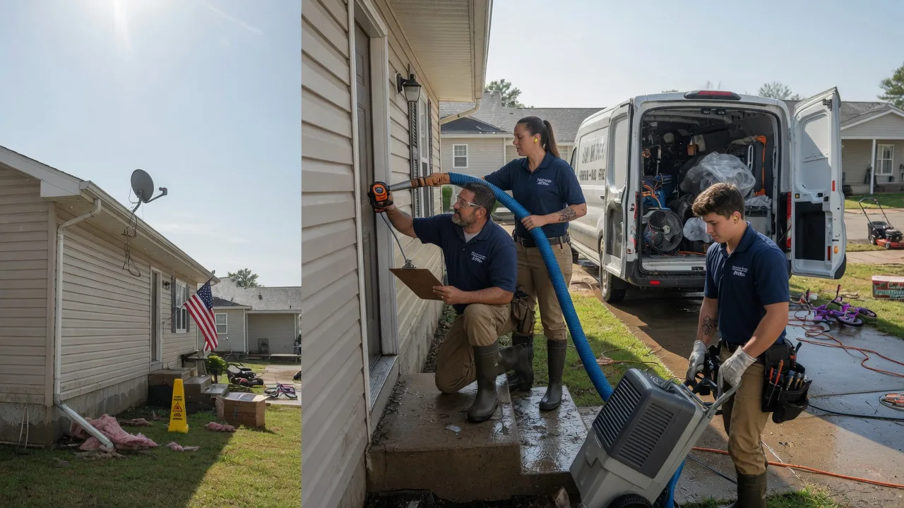 Ceiling Water Damage Restoration in Springville, IA near me